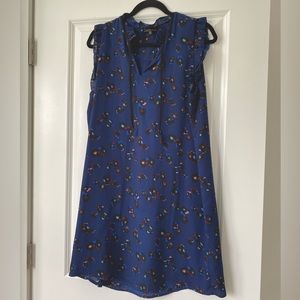 Dalia blue floral dress